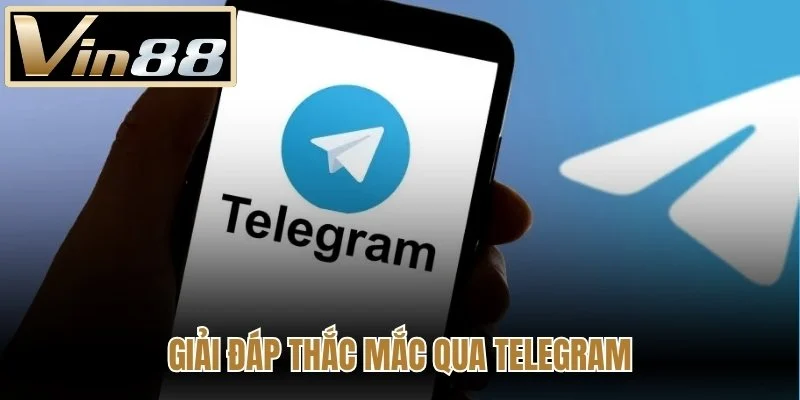Giải đáp thắc mắc qua Telegram