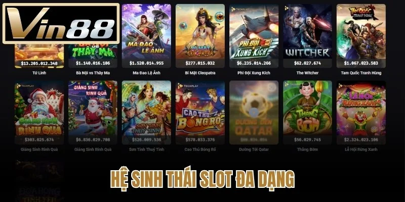Hệ sinh thái slot đa dạng