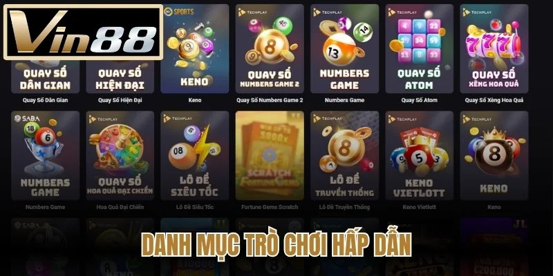 Danh mục trò chơi hấp dẫn